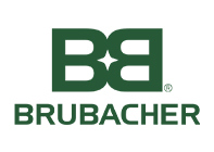 The Brubacher logo features a dark green stylized "BB" monogram above the company name in a bold, sans-serif font.